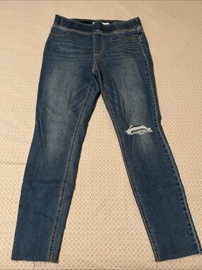 Old Navy Blue Rockstar Skinny Jeggings (Midrise)